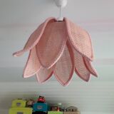 Hanging pink flower cannage