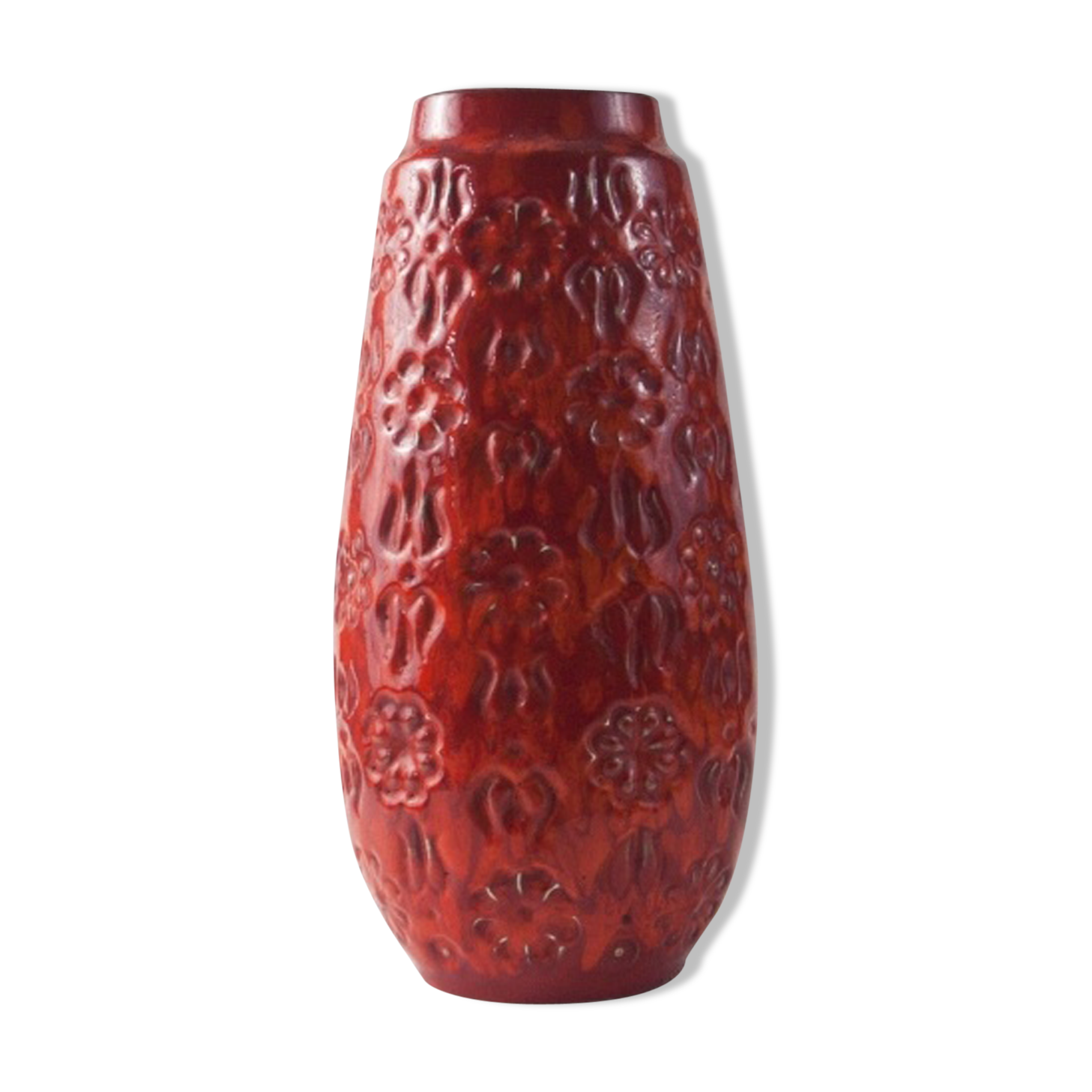 Red vase Scheurich 265-30