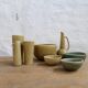 Mid-century Scandinavian set of 8 vases and bowls Rörstrand Ritzi Gunnar Nylund