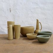 Mid-century Scandinavian set of 8 vases and bowls Rörstrand Ritzi Gunnar Nylund