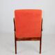 Vintage armchair 300-123, design by M. Puchała, orange - available 2 pieces