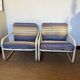 Pair of vintage 70s armchairs by Marc Berthier for Prisunic