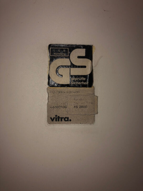 4 chaises Verner Panton S blanches (LGA Nurnberg GS)