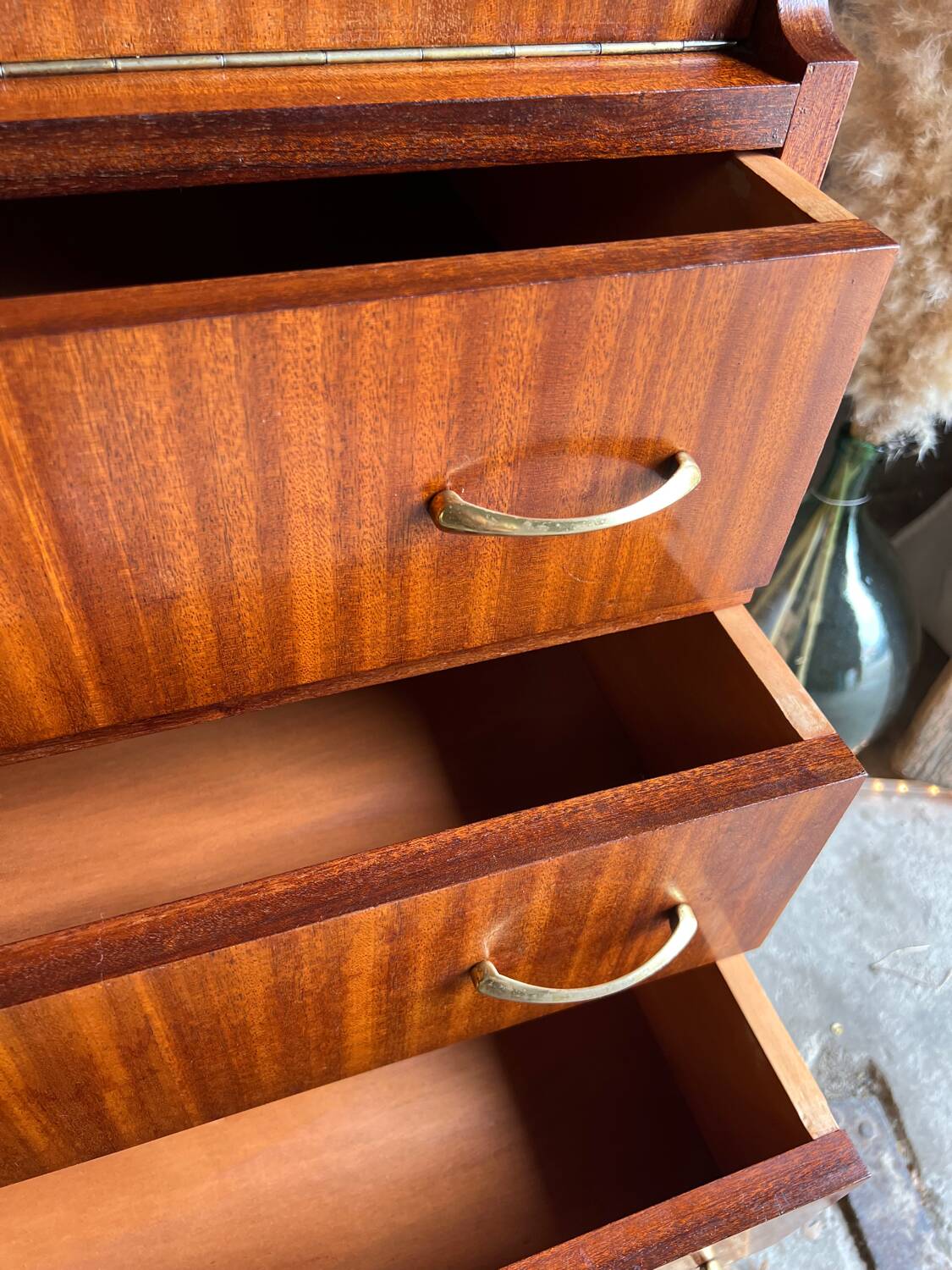 Vintage display cabinet secretary