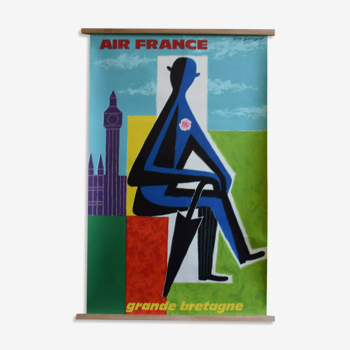 Air france affiche ancienne vintage
