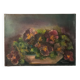 Painting bouquet of pansies