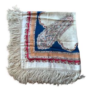 Nappe vintage années 30 en soie