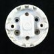 Set of 4 old porcelain and chrome switches