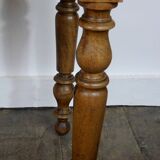 old marble and wood office bistro table 1850