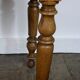old marble and wood office bistro table 1850