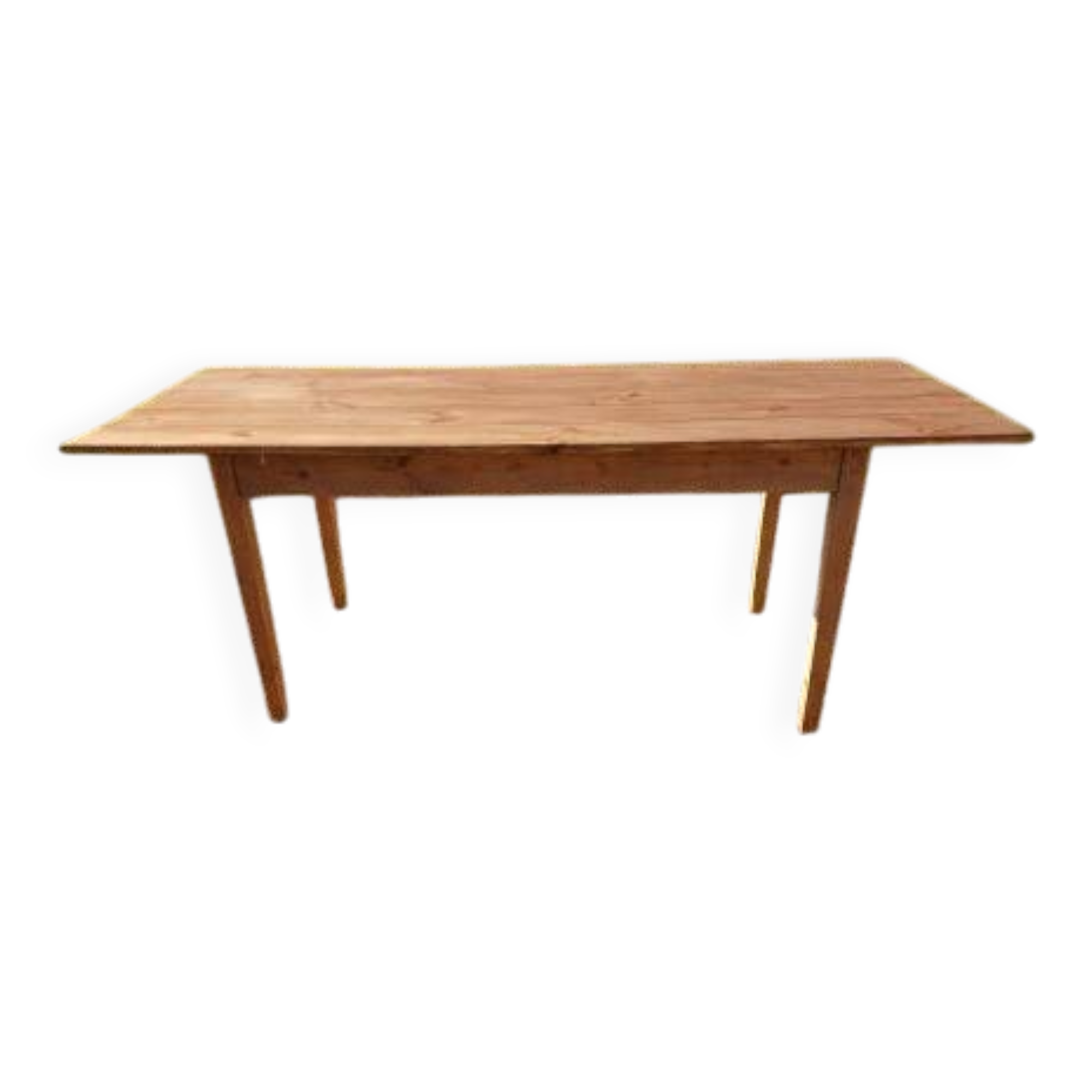 Table de ferme campagnarde en pin
