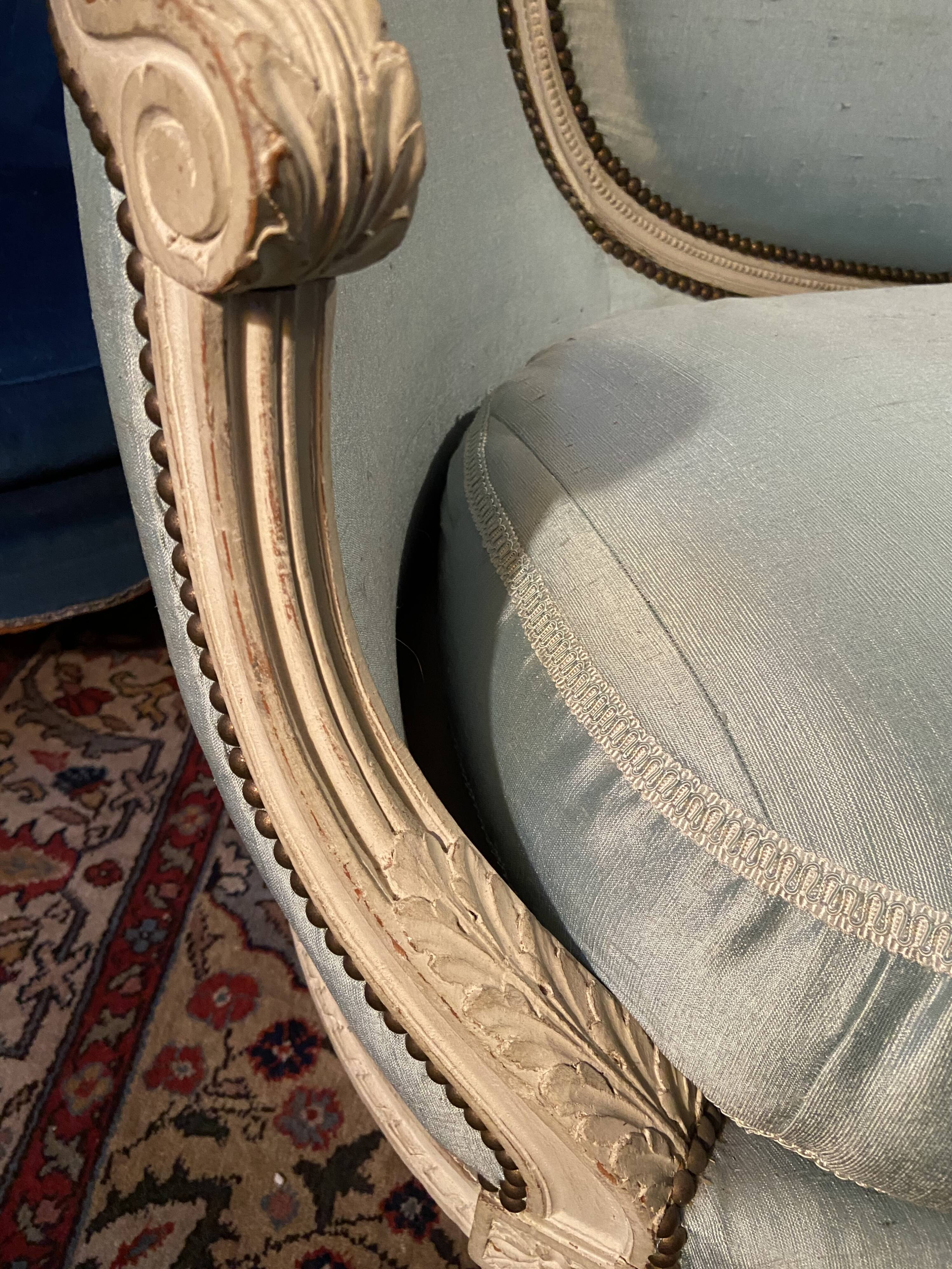 Louis XVI basket sofa from the 18th century