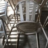Lot of 5 vintage garden chairs