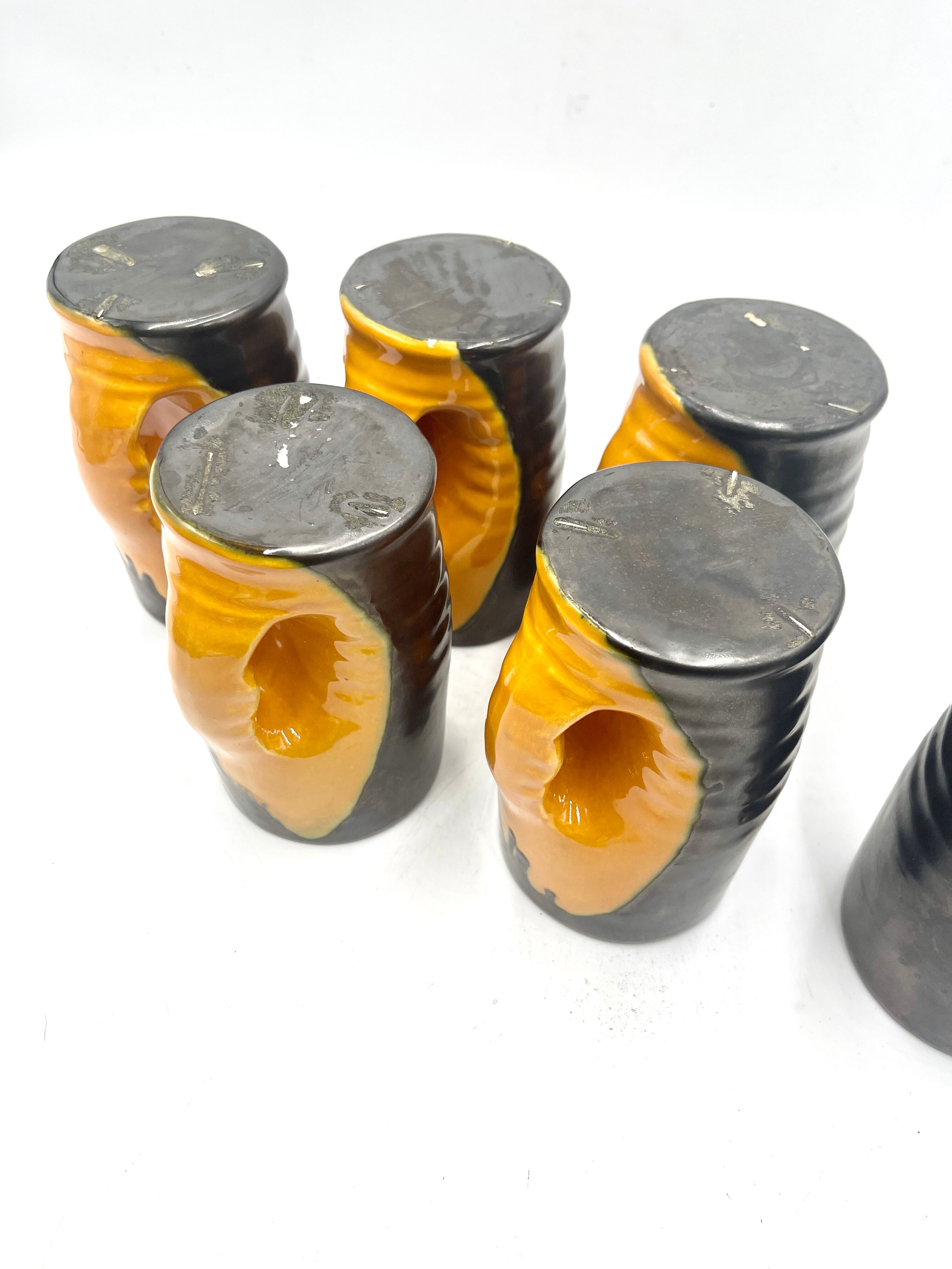 Mado Jolain 6 mugs in good condition