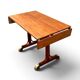Old Thonet bistro table with drop-leaves.