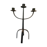 Three-pointed chandelier in brutalist style