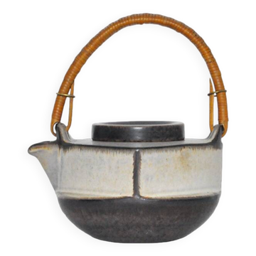 Michael Andersen & Søn glazed ceramic teapot, Denmark 1960s