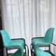 Chaise pour enfant turquoise de Verner Panton, Vitra