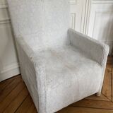 African Yoruba Ceremonial armchair in flower pattern beads, early 20th century