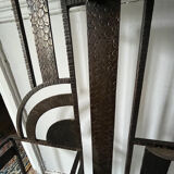 Wrought iron coat rack for the entrance