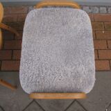 "Lamino" armchair with stool by Yngve Eckström for Swedese