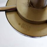 Lustre Art Déco Bauhaus chromé de Napako, ancienne Tchécoslovaquie, 1940