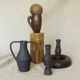 Vase amphore noir
