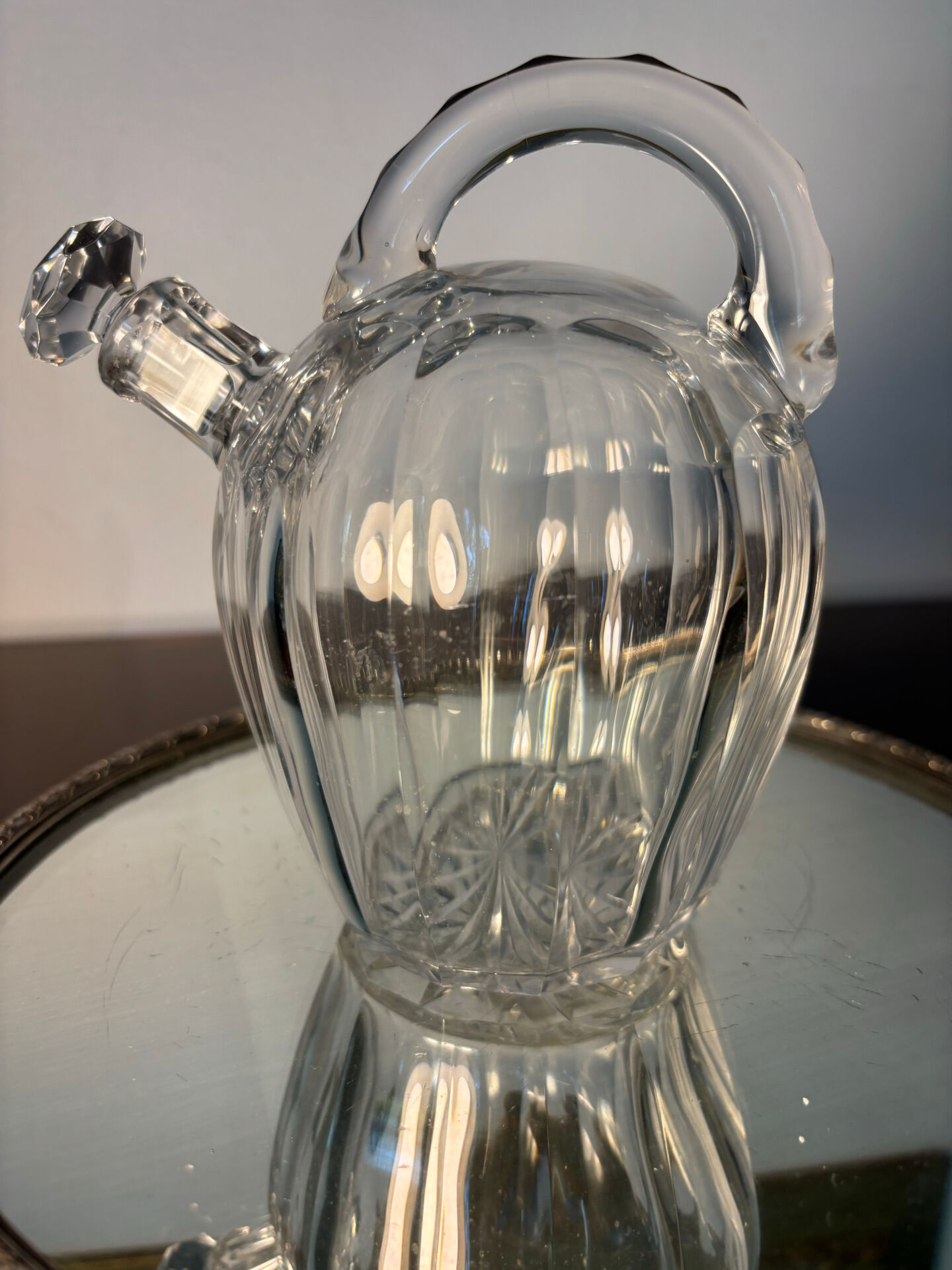 Carafe en cristal Saint Louis début 20eme