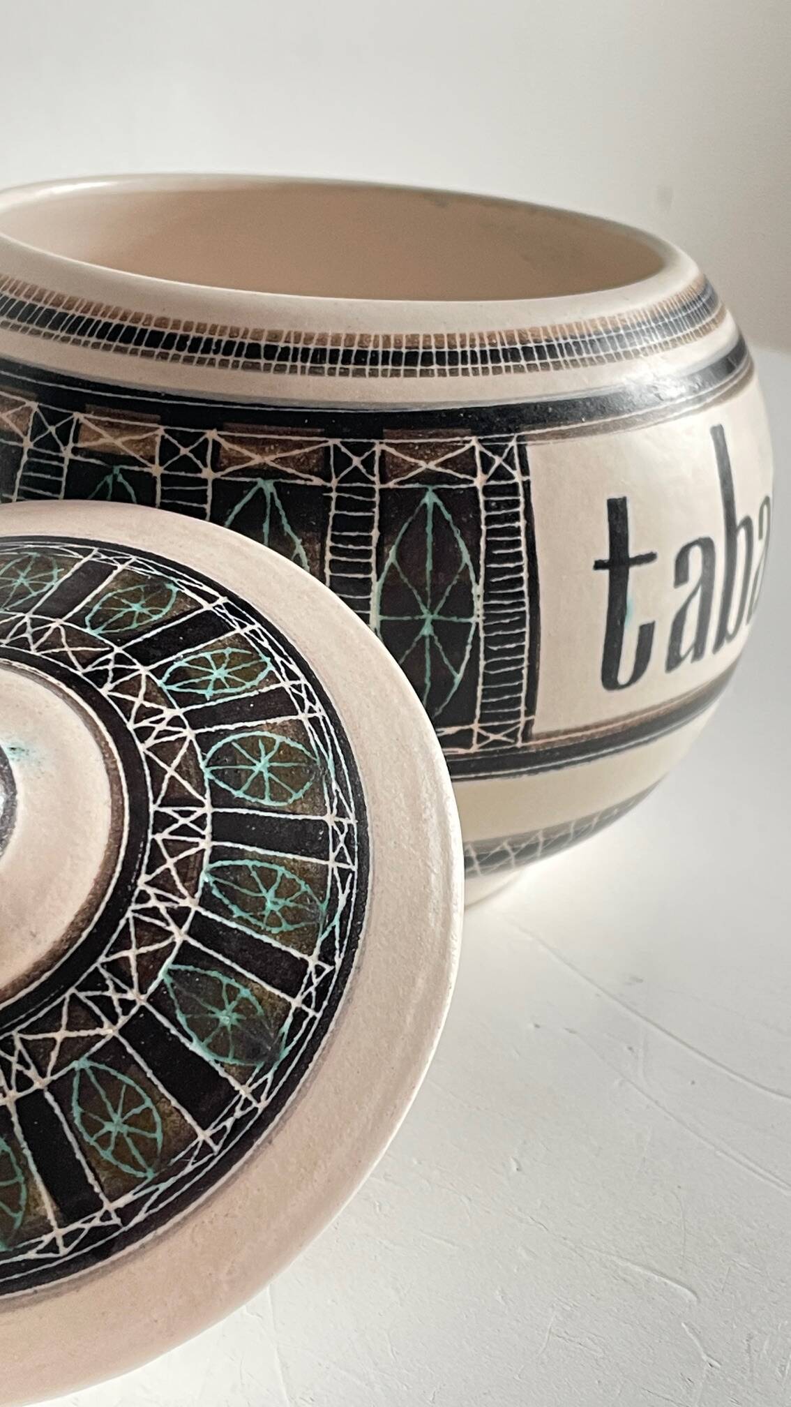 Ceramic Tobacco Pot Marcel GUILLOT