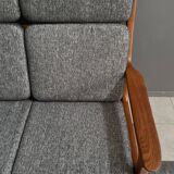 Teak 2 seat sofa by Juul Kristensen for Glostrup Denmark