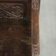 Unique 18th-century English oak wainscot chair with amazing woodcarving