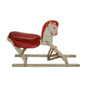 Wooden rocking horse