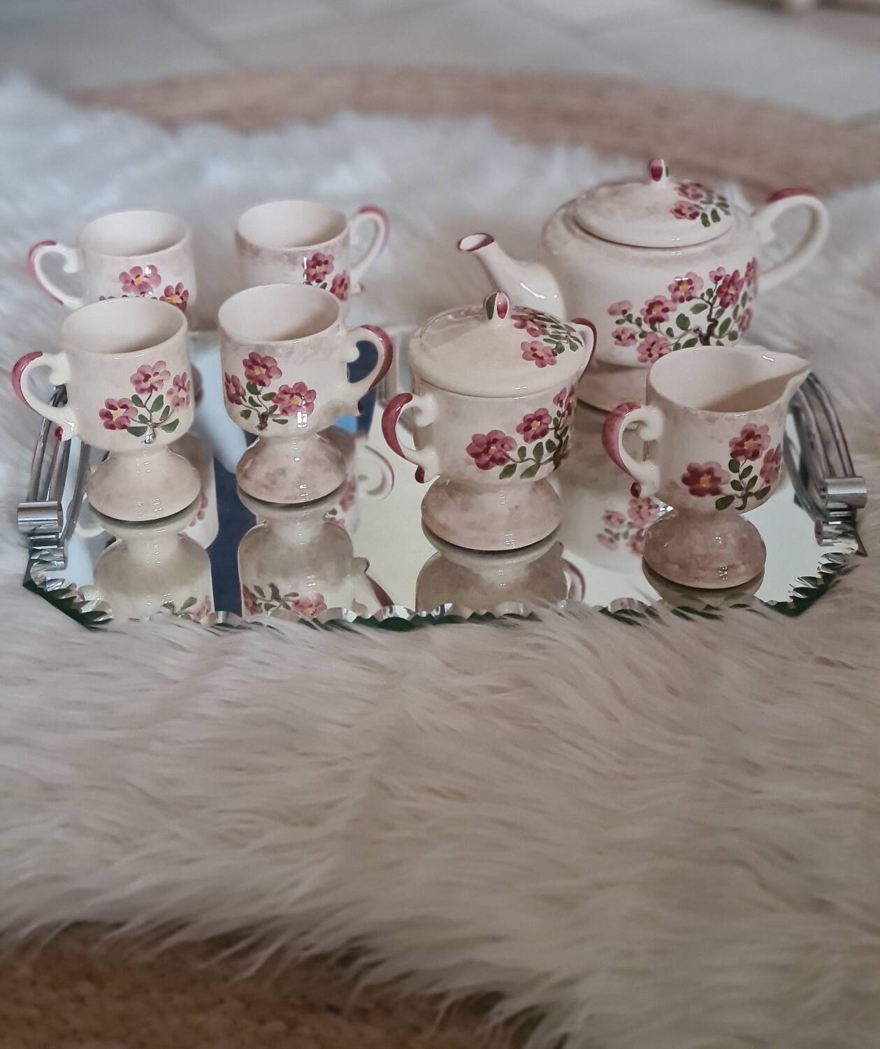 Artisanal ceramic coffee service