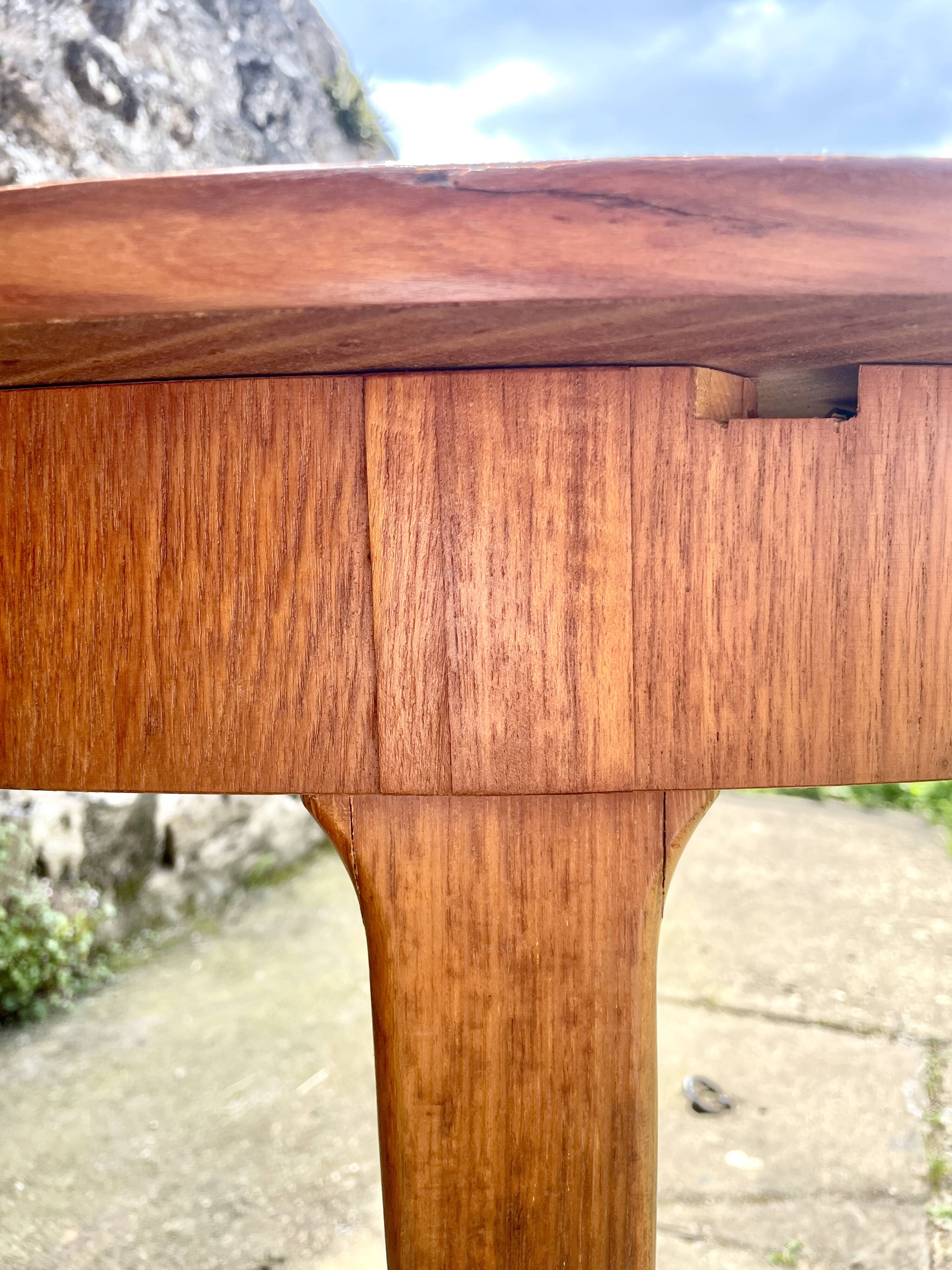 Scandinavian butterfly round table 1960