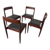 Mid-Century Danish Chairs, 1960s, Set of 4