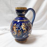 Pichet ventru Gien bleu modèle Renaissance