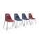 Vintage basket chairs by Gian Franco Legler, 1950s, set of 4.