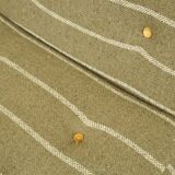 🟡 Vintage oak lounge chair with wool upholstery / Denmark 1960s