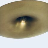 Postmodern Witch Hat Gold Pendant Lamp, 1980s