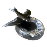 Ceramic swallow tidy
