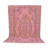 Pink Handknotted Antique Rug sku 1131