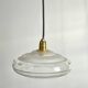 Vintage 1950s glass saucer hanging