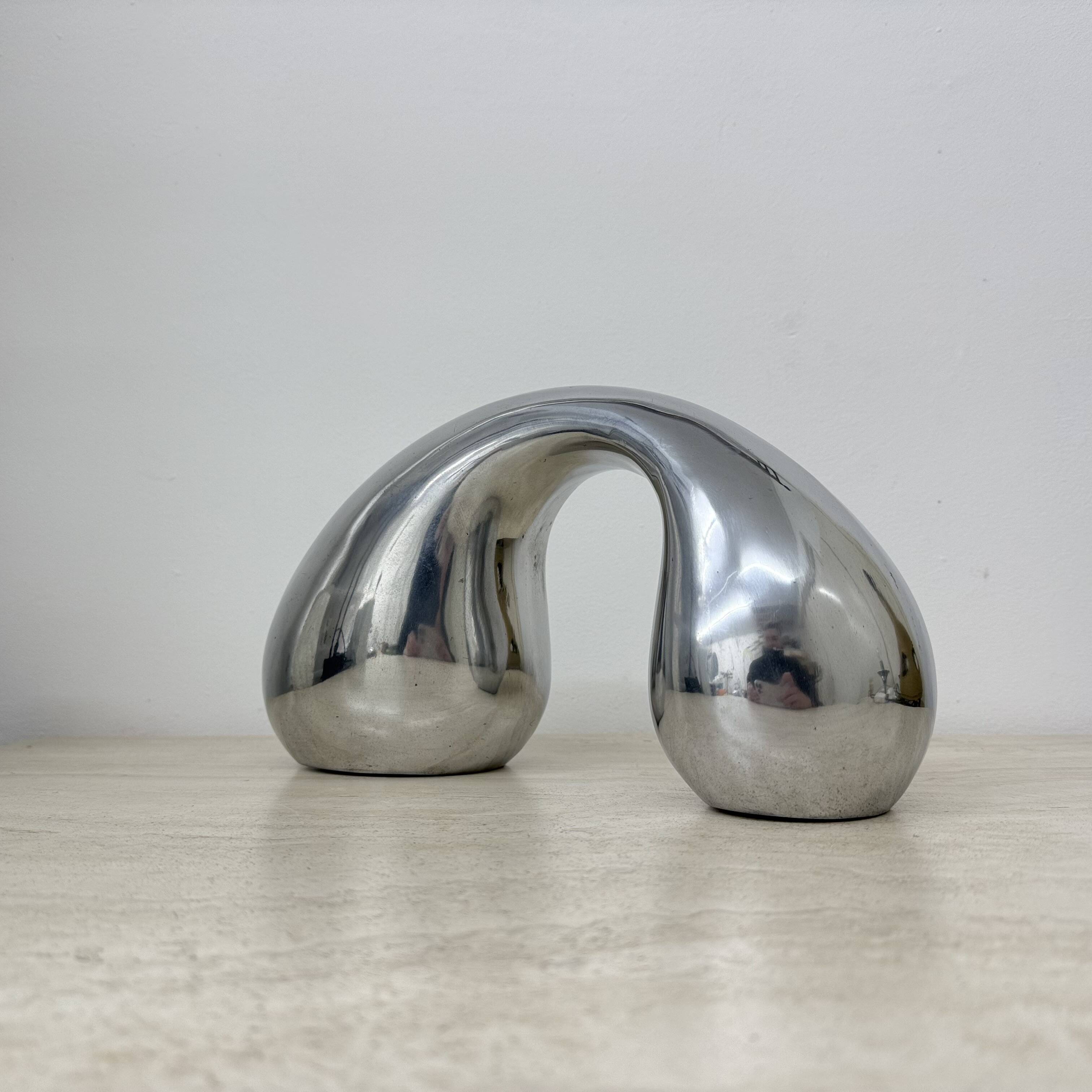 Biomorphic Sculpture Object in Aluminum by Eva & Peter Moritz for Ikea, 198