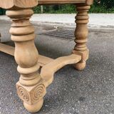19th century farmhouse table renovated in solid oak 200cm