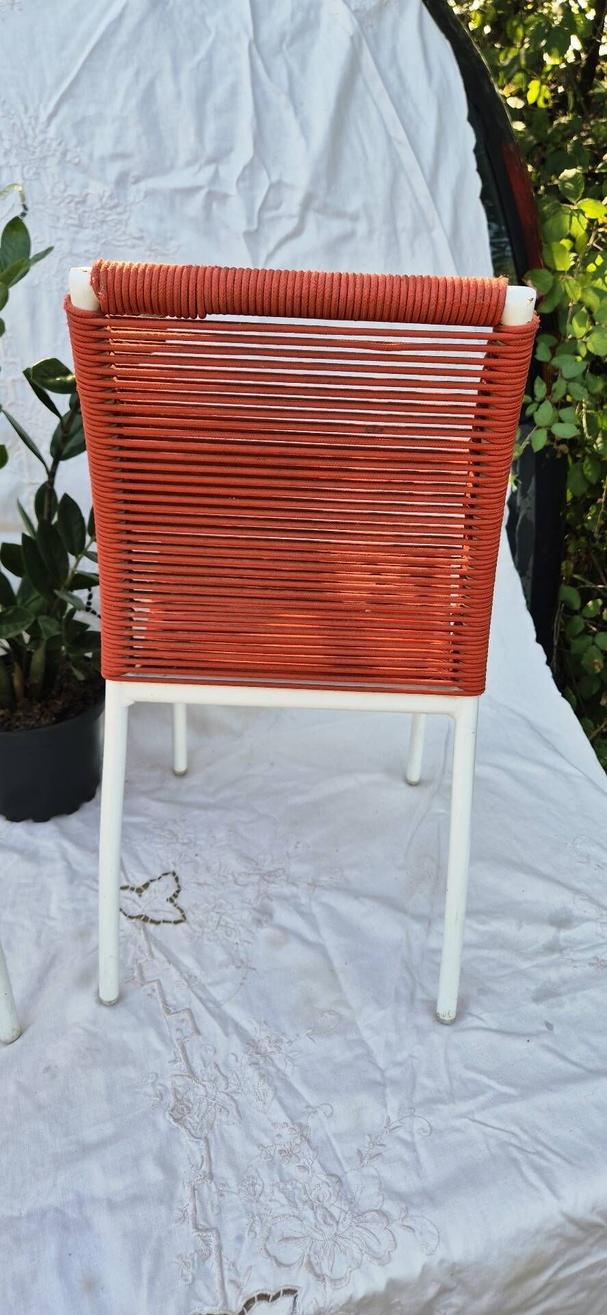 2 scoubidou children's chairs - 1950s