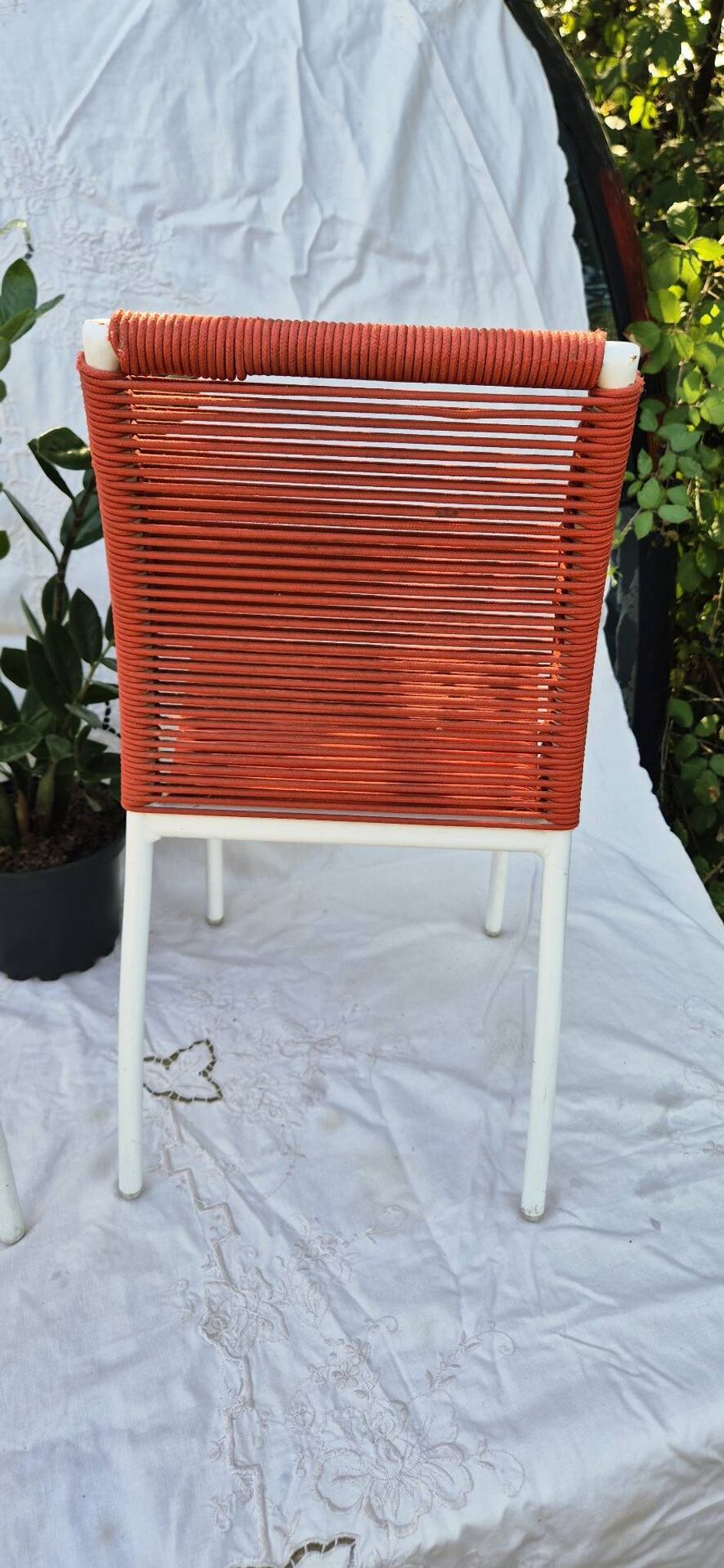 2 chaises enfant scoubidou - années 50