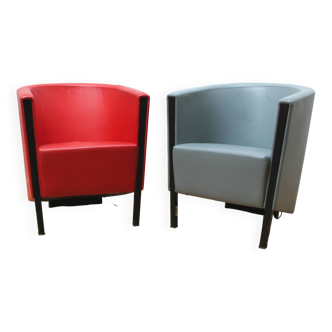 Pair of vintage Moroso armchairs, Antonio Citterio
