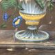 "Bouquet de fleurs" tableau nature morte de style Néo Classique, gouache sur papier, ca 1830