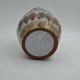 Baluster vase in earthenware by Jean-Claude Malarmey from Vallauris.