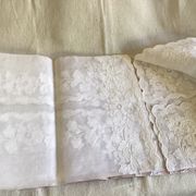 Nappe de cérémonie en organza blanc